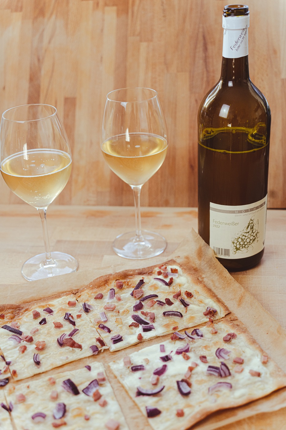 REZEPTKISTE Flammkuchen Zwiebel-Schinken